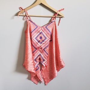 Love Fire Flowy Tank